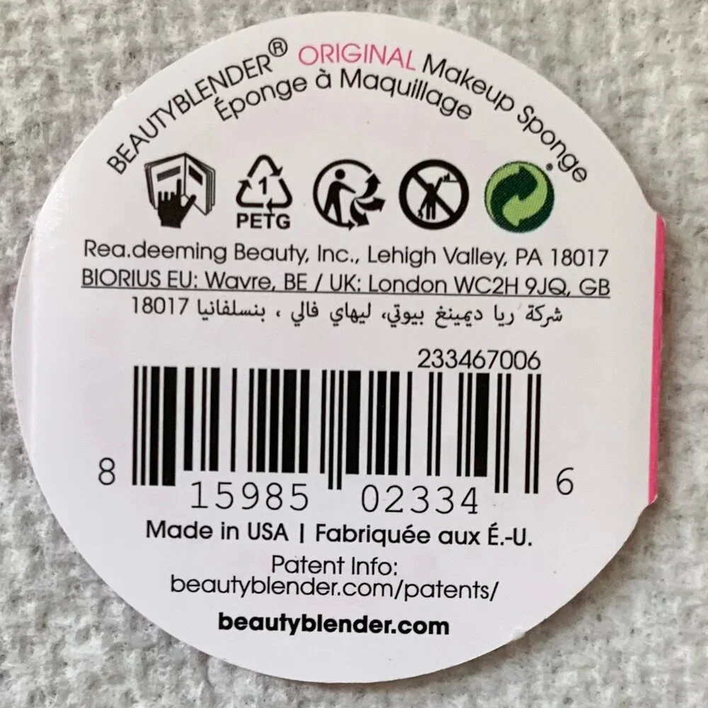 New Beautyblender Original Makeup Sponge Set, One Size, Pink